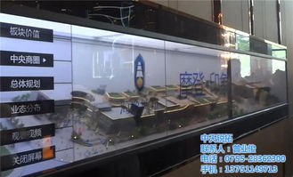 透明屏技術革新 中天銳拓展廳展柜透明屏解決方案